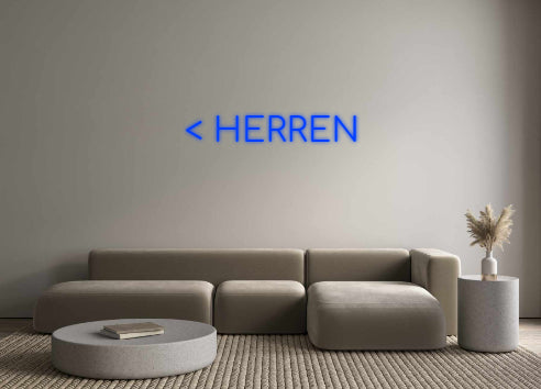 Konfigurator - Neon LED Flex - Personalisierter Indoor Schriftzug < HERREN