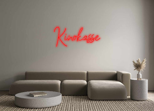 Konfigurator - Neon LED Flex - Personalisierter Indoor Schriftzug Kinokasse