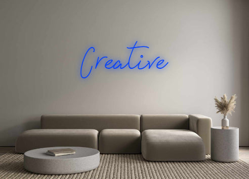 Konfigurator - Neon LED Flex - Personalisierter Indoor Schriftzug Creative