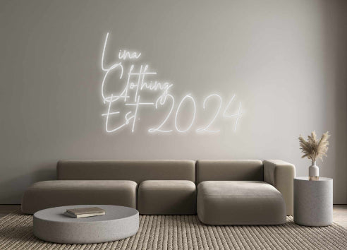 Konfigurator - Neon LED Flex - Personalisierter Indoor Schriftzug Lina
Clothin...