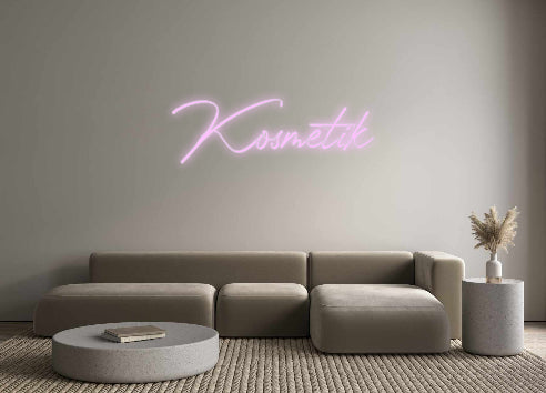 Konfigurator - Neon LED Flex - Personalisierter Indoor Schriftzug Kosmetik