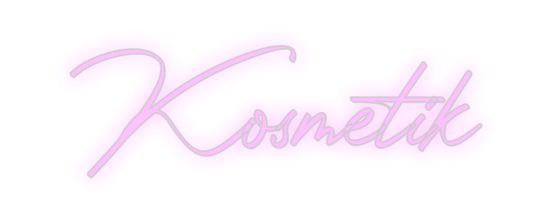 Konfigurator - Neon LED Flex - Personalisierter Indoor Schriftzug Kosmetik