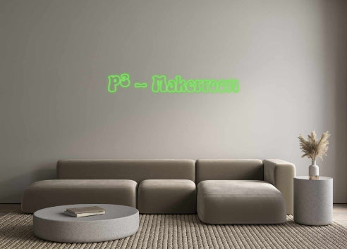 Konfigurator - Neon LED Flex - Personalisierter Indoor Schriftzug P³ - Makerroom