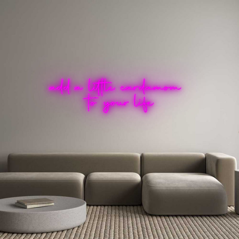 Konfigurator - Neon LED Flex - Personalisierter Indoor Schriftzug add a little ...