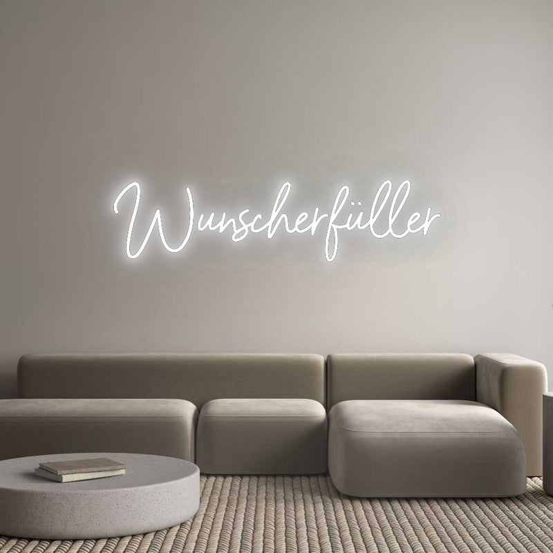 Konfigurator - Neon LED Flex - Personalisierter Indoor Schriftzug Wunscherfüller