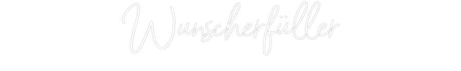 Konfigurator - Neon LED Flex - Personalisierter Indoor Schriftzug Wunscherfüller