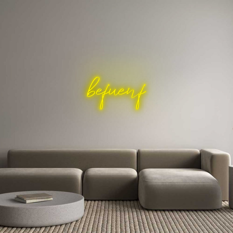 Konfigurator - Neon LED Flex - Personalisierter Indoor Schriftzug befuenf