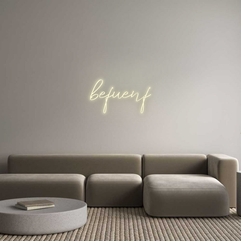 Konfigurator - Neon LED Flex - Personalisierter Indoor Schriftzug befuenf