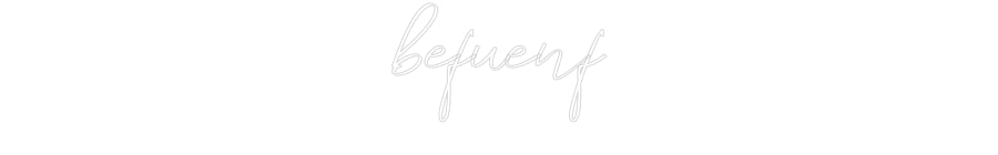 Konfigurator - Neon LED Flex - Personalisierter Indoor Schriftzug befuenf