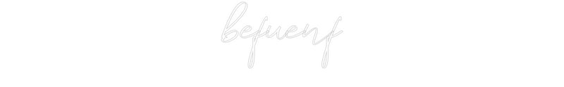 Konfigurator - Neon LED Flex - Personalisierter Indoor Schriftzug befuenf