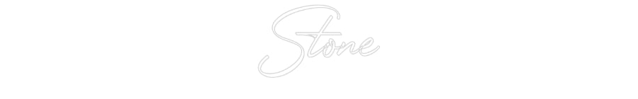 Konfigurator - Neon LED Flex - Personalisierter Indoor Schriftzug Stone