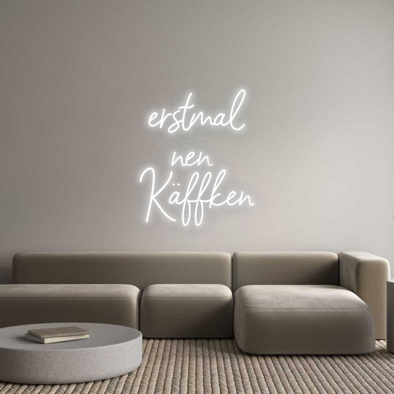 Konfigurator - Neon LED Flex - Personalisierter Indoor Schriftzug erstmal
nen ...