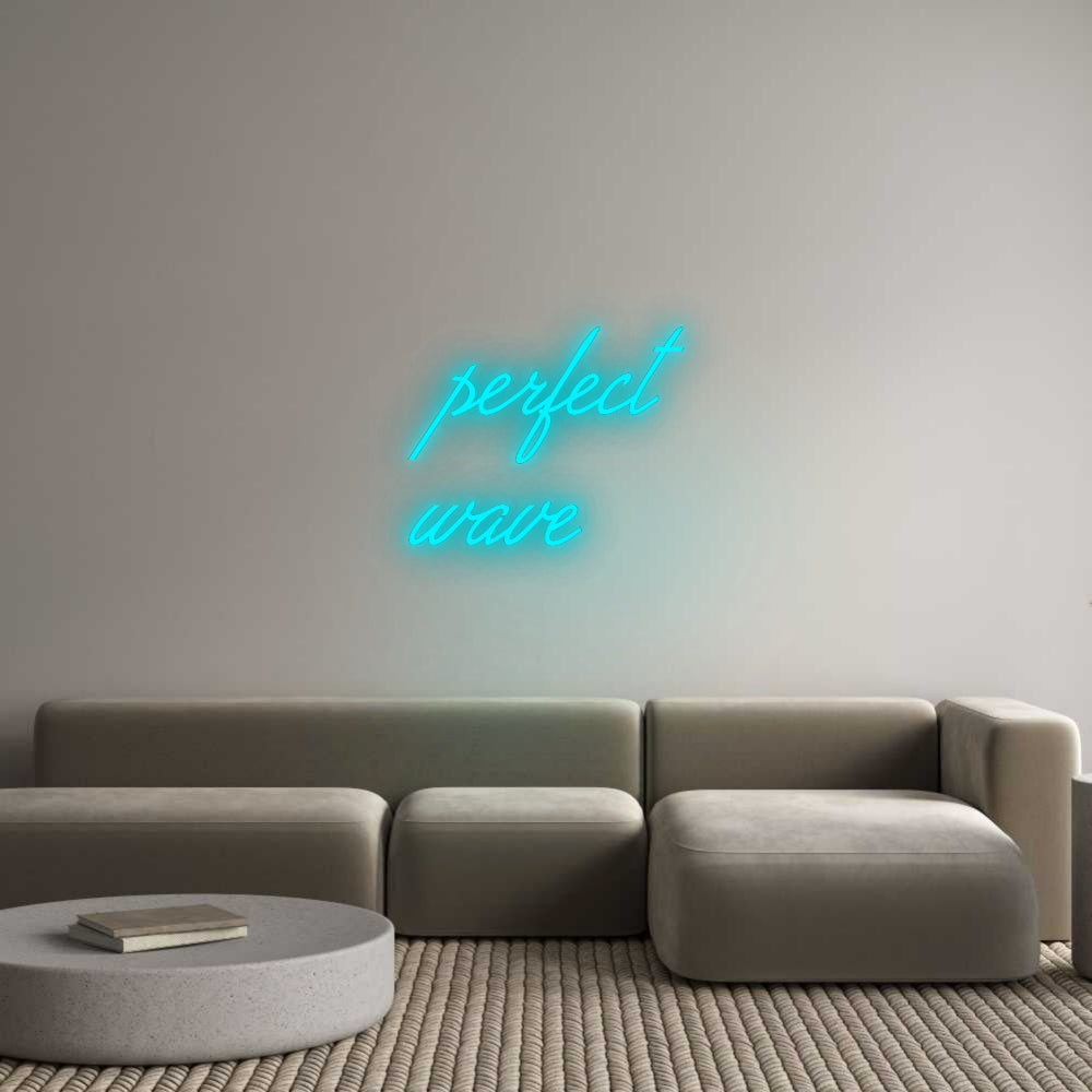 Konfigurator - Neon LED Flex - Personalisierter Indoor Schriftzug perfect
wave