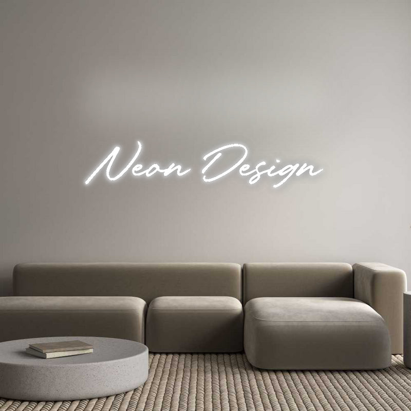 Konfigurator - Neon LED Flex - Personalisierter Indoor Schriftzug Neon Design