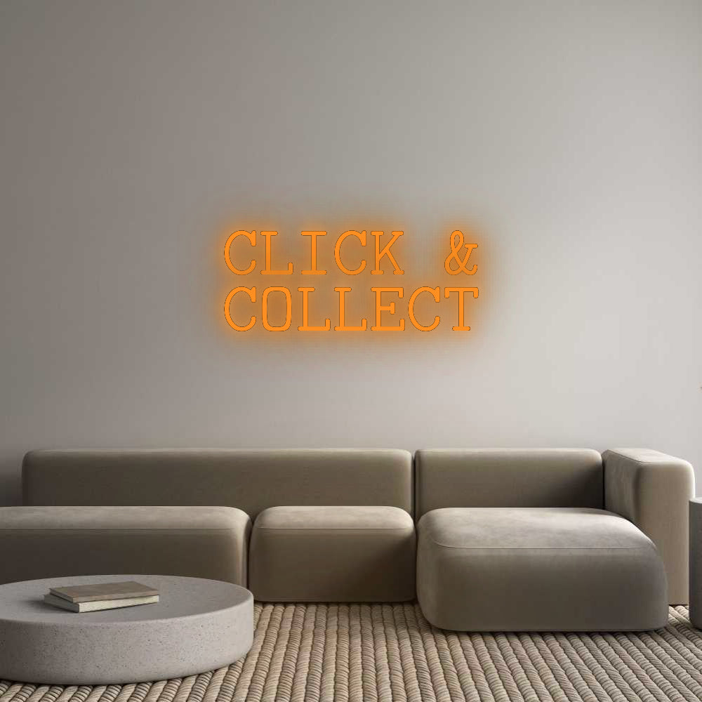 Konfigurator - Neon LED Flex - Personalisierter Indoor Schriftzug CLICK &
COLL...