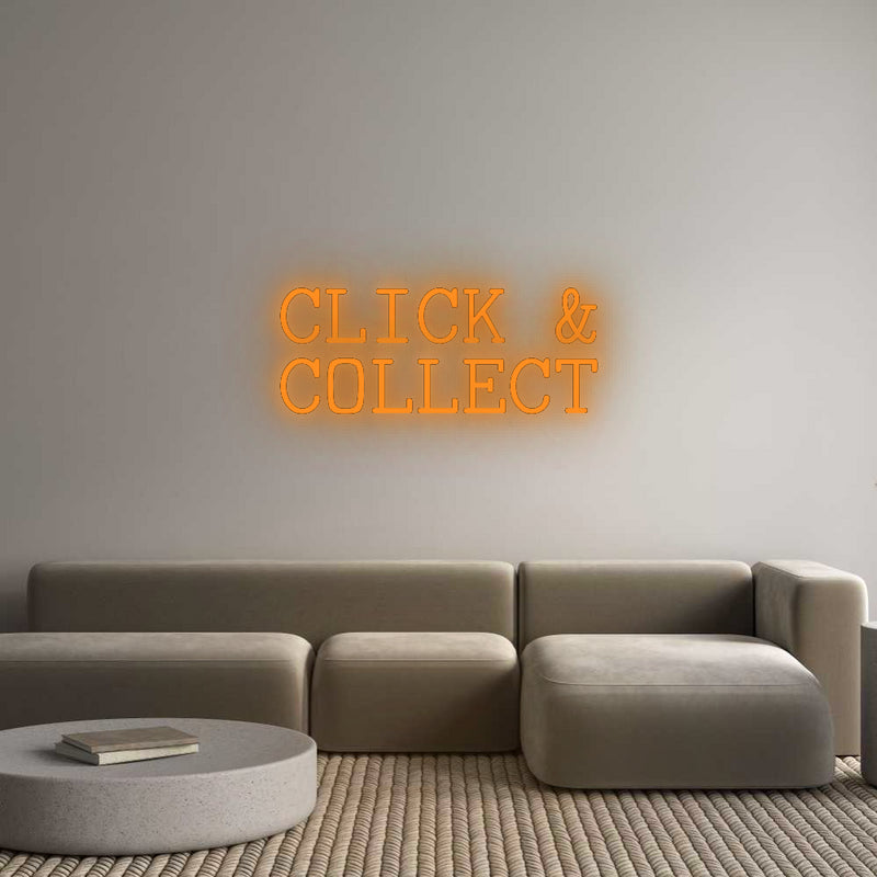 Konfigurator - Neon LED Flex - Personalisierter Indoor Schriftzug CLICK &
COLL...
