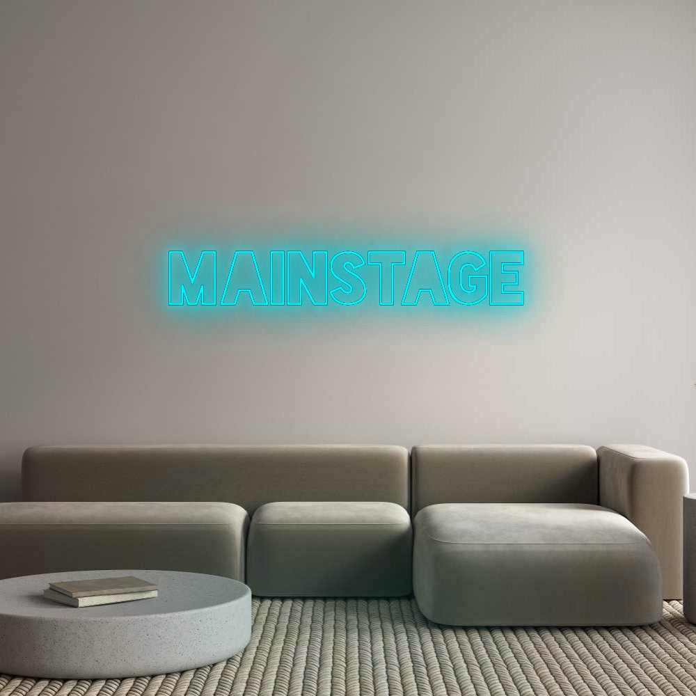 Konfigurator - Neon LED Flex - Personalisierter Indoor Schriftzug Mainstage