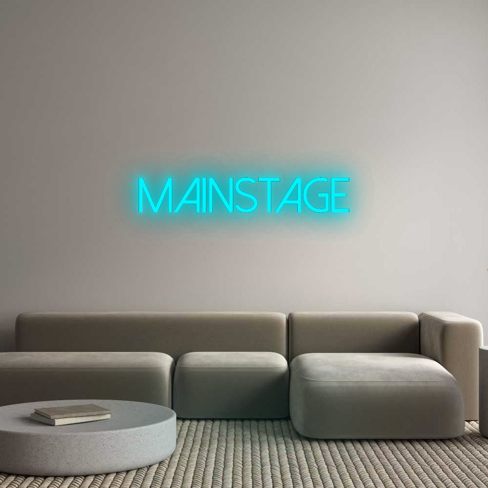 Konfigurator - Neon LED Flex - Personalisierter Indoor Schriftzug Mainstage
