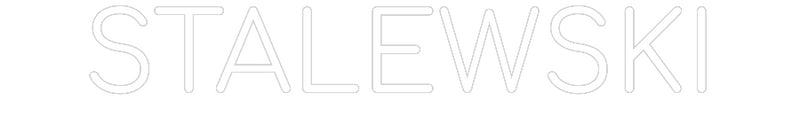 Konfigurator - Neon LED Flex - Personalisierter Indoor Schriftzug STALEWSKI