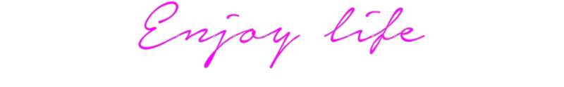 Konfigurator - Neon LED Flex - Personalisierter Indoor Schriftzug Enjoy life