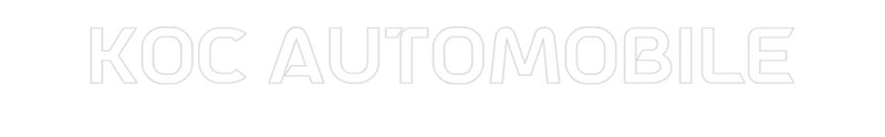 Konfigurator - Personalisierte Leuchtreklame & Leuchtbuchstaben Koc Automobile