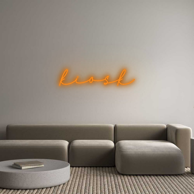 Konfigurator - Neon LED Flex - Personalisierter Indoor Schriftzug kiosk