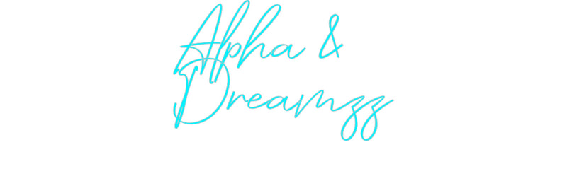 Konfigurator - Neon LED Flex - Personalisierter Indoor Schriftzug Alpha &
Drea...