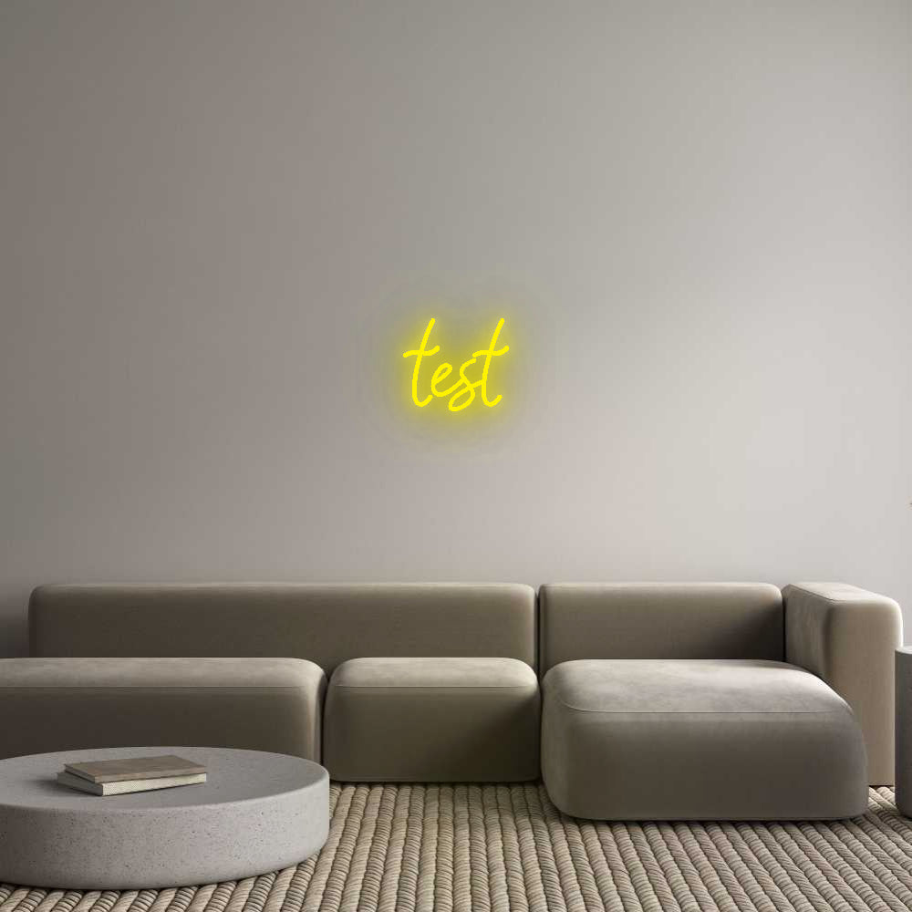 Configurateur - Neon LED Flex - Enseigne néon intérieure personnalisée test