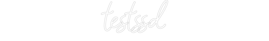 Konfigurator - Neon LED Flex - Personalisierter Indoor Schriftzug testssd