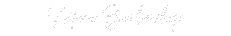 Konfigurator - Neon LED Flex - Personalisierter Indoor Schriftzug Momo Barbershop