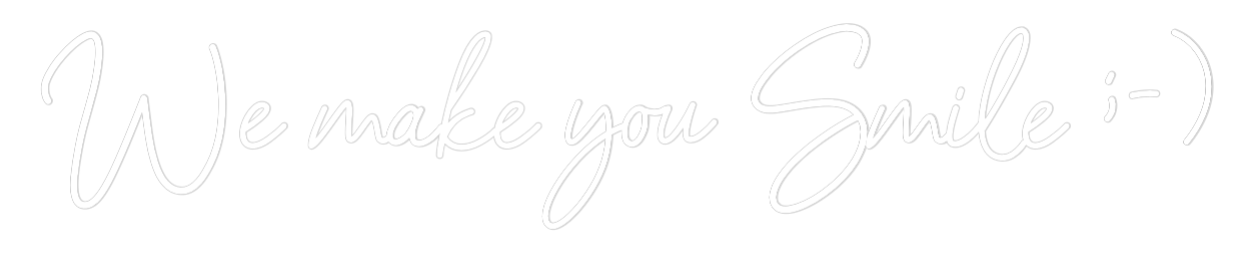 Konfigurator - Neon LED Flex - Personalisierter Indoor Schriftzug We make you S...