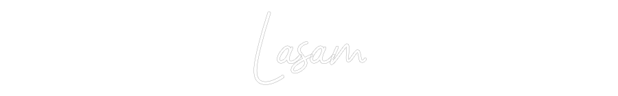Konfigurator - Neon LED Clip - Personalisierter Indoor Schriftzug Lasam
