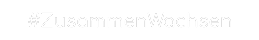Konfigurator - Neon LED Clip - Personalisierter Indoor Schriftzug #ZusammenWach...