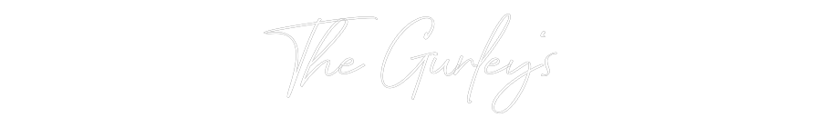 Konfigurator - Neon LED Clip - Personalisierter Indoor Schriftzug The Gurley‘s