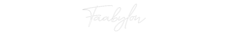 Konfigurator - Neon LED Clip - Personalisierter Indoor Schriftzug Faabylon