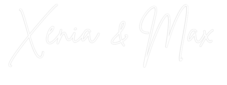 Konfigurator - Neon LED Clip - Personalisierter Indoor Schriftzug Xenia & Max