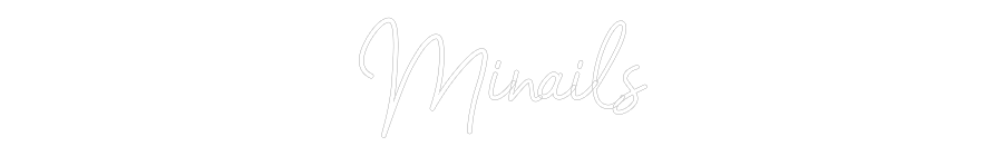 Konfigurator - Neon LED Flex - Personalisierter Indoor Schriftzug Minails