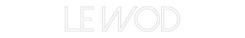 Configurateur - Neon LED Flex - Enseigne néon intérieure personnalisée le WOd