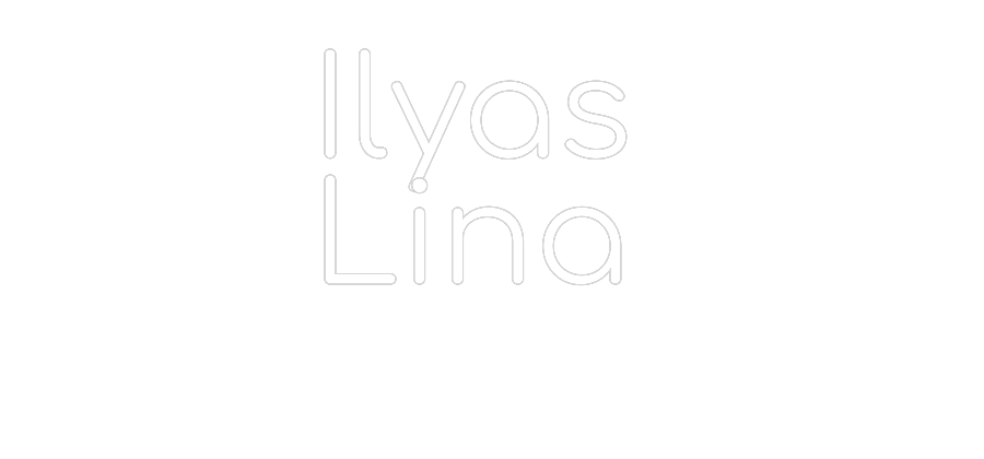 Konfigurator - Neon LED Clip - Personalisierter Indoor Schriftzug Ilyas 
Lina