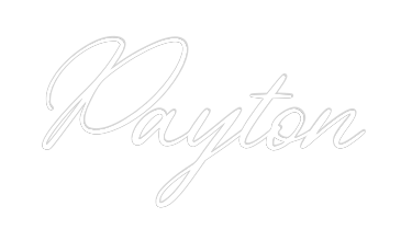 Konfigurator - Neon LED Clip - Personalisierter Indoor Schriftzug Payton
