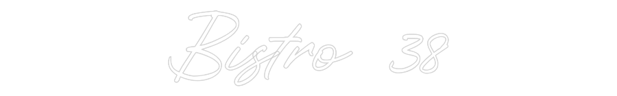 Konfigurator - Neon LED Clip - Personalisierter Indoor Schriftzug Bistro 38