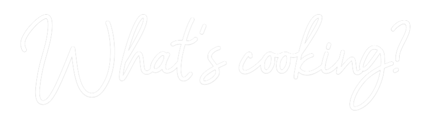 Konfigurator - Neon LED Clip - Personalisierter Indoor Schriftzug What's cooking?