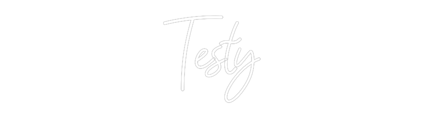 Konfigurator - Neon LED Flex - Personalisierter Indoor Schriftzug Testy