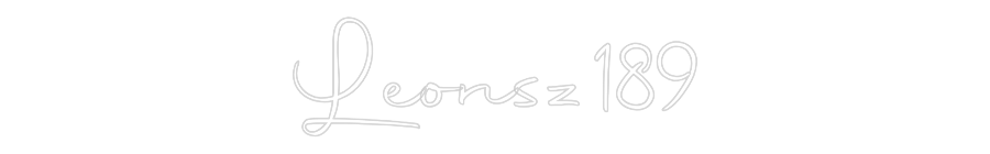 Konfigurator - Neon LED Clip - Personalisierter Indoor Schriftzug Leonsz189