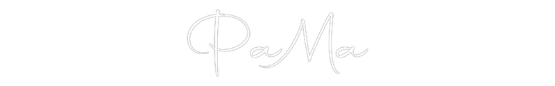 Konfigurator - Neon LED Clip - Personalisierter Indoor Schriftzug PaMa
