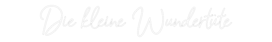 Konfigurator - Neon LED Clip - Personalisierter Indoor Schriftzug Die kleine Wu...