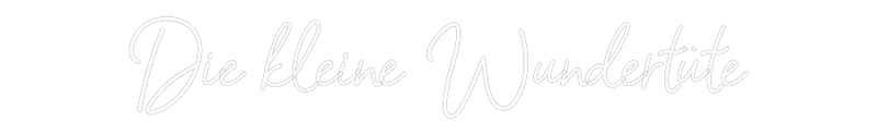 Konfigurator - Neon LED Clip - Personalisierter Indoor Schriftzug Die kleine Wu...