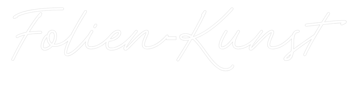 Konfigurator - Neon LED Flex - Personalisierter Indoor Schriftzug Folien-Kunst