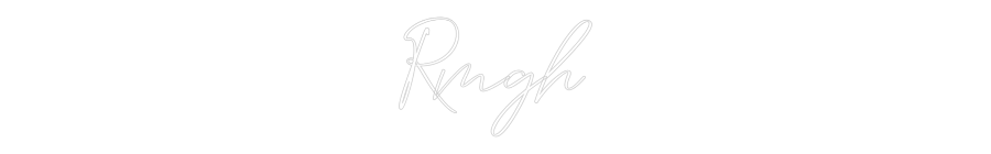 Konfigurator - Neon LED Flex - Personalisierter Indoor Schriftzug Rmgh