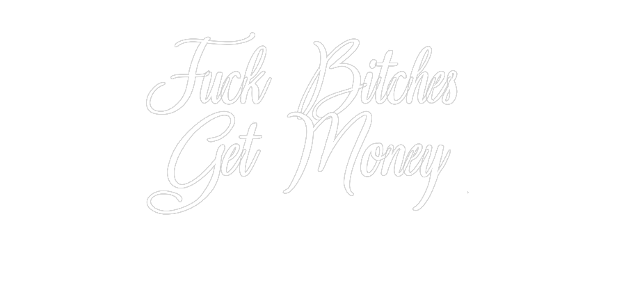 Konfigurator - Neon LED Clip - Personalisierter Indoor Schriftzug Fuck Bitches ...